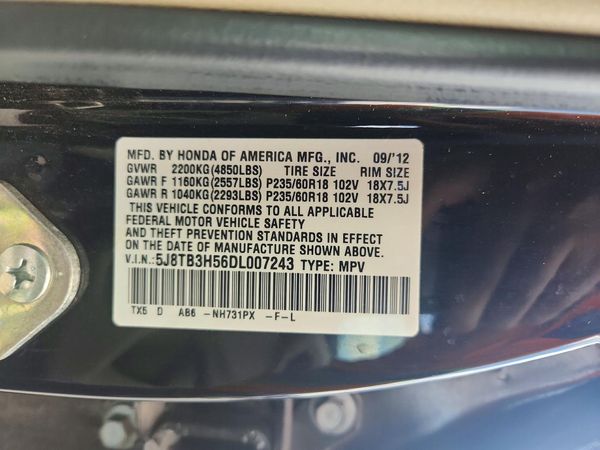 2013 ACURA RDX Technology Package