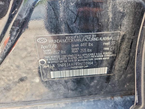 2018 HYUNDAI SONATA