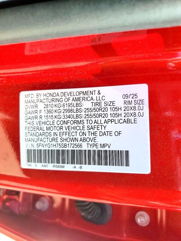 2025 HONDA PILOT TOURING, TOURING HPD