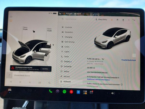 2025 TESLA MODEL Y