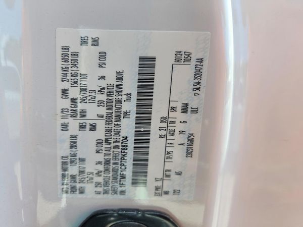 2023 FORD F150