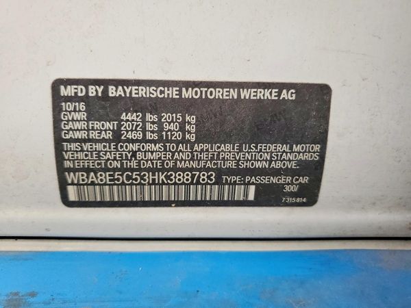 2017 BMW 328