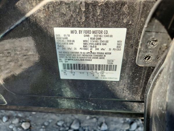 2018 FORD EDGE SEL