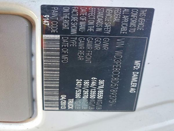 2013 MERCEDES-BENZ SPRINTER High