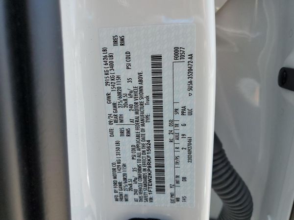 2024 FORD F150