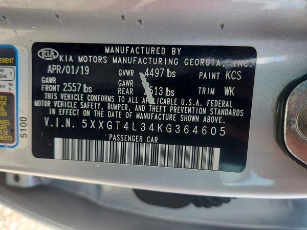 2019 KIA OPTIMA LX, S