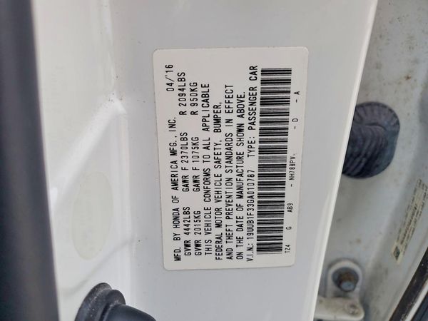 2016 ACURA TLX Base