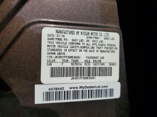 2016 INFINITI Q70L