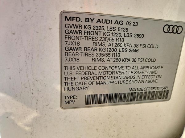 2023 AUDI Q3
