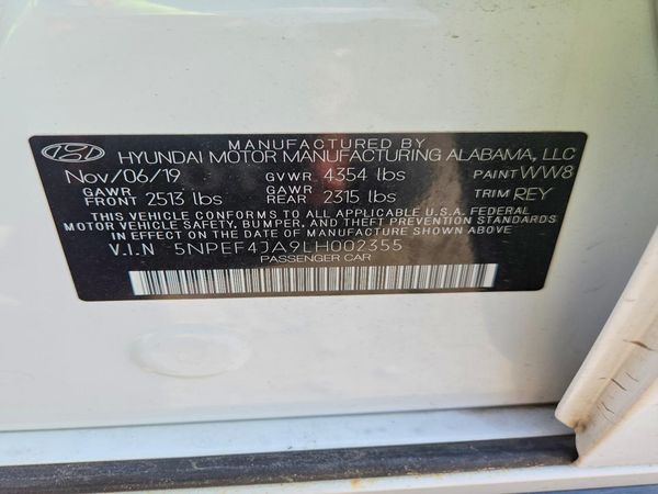 2020 HYUNDAI SONATA