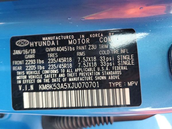 2018 HYUNDAI KONA Ultimate