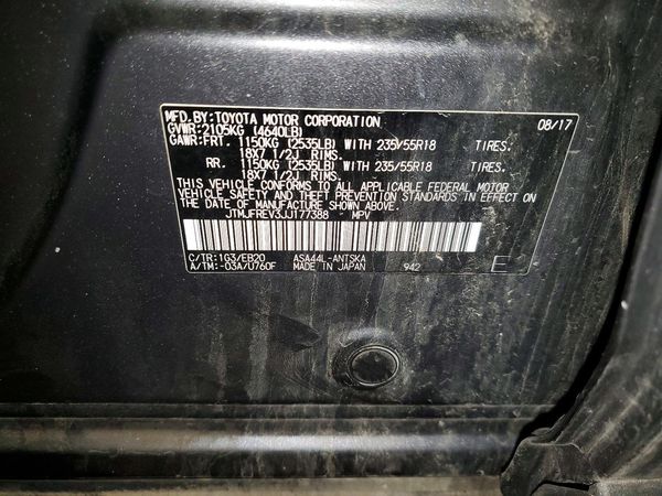 2018 TOYOTA RAV4 SE