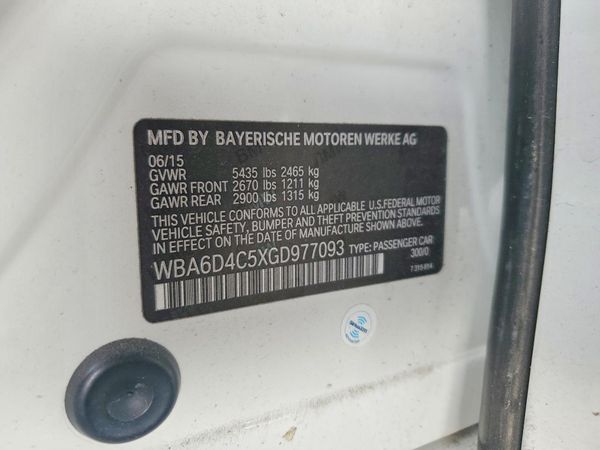 2016 BMW 650 GC
