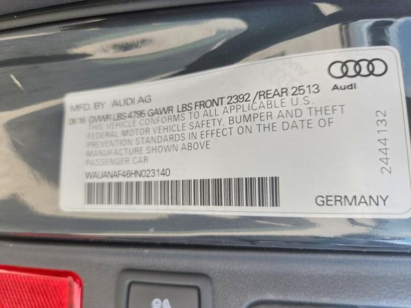 2017 AUDI A4 quattro Premium