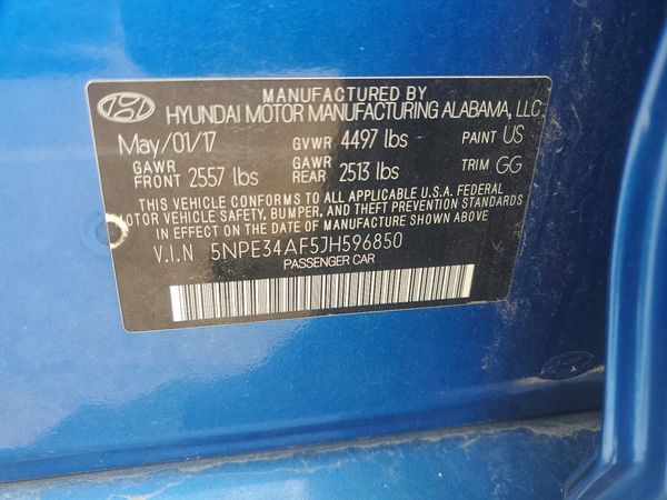 2018 HYUNDAI SONATA