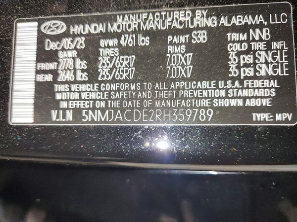 2024 HYUNDAI TUCSON SE