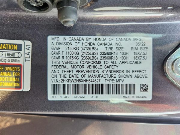 2022 HONDA CR-V EX-L