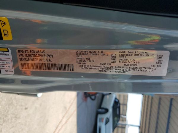 2023 JEEP WRANGLER 4-DOOR SPORT