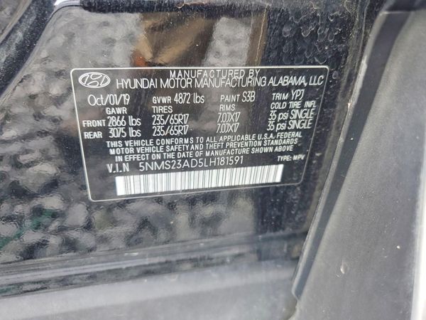 2020 HYUNDAI SANTA FE SE