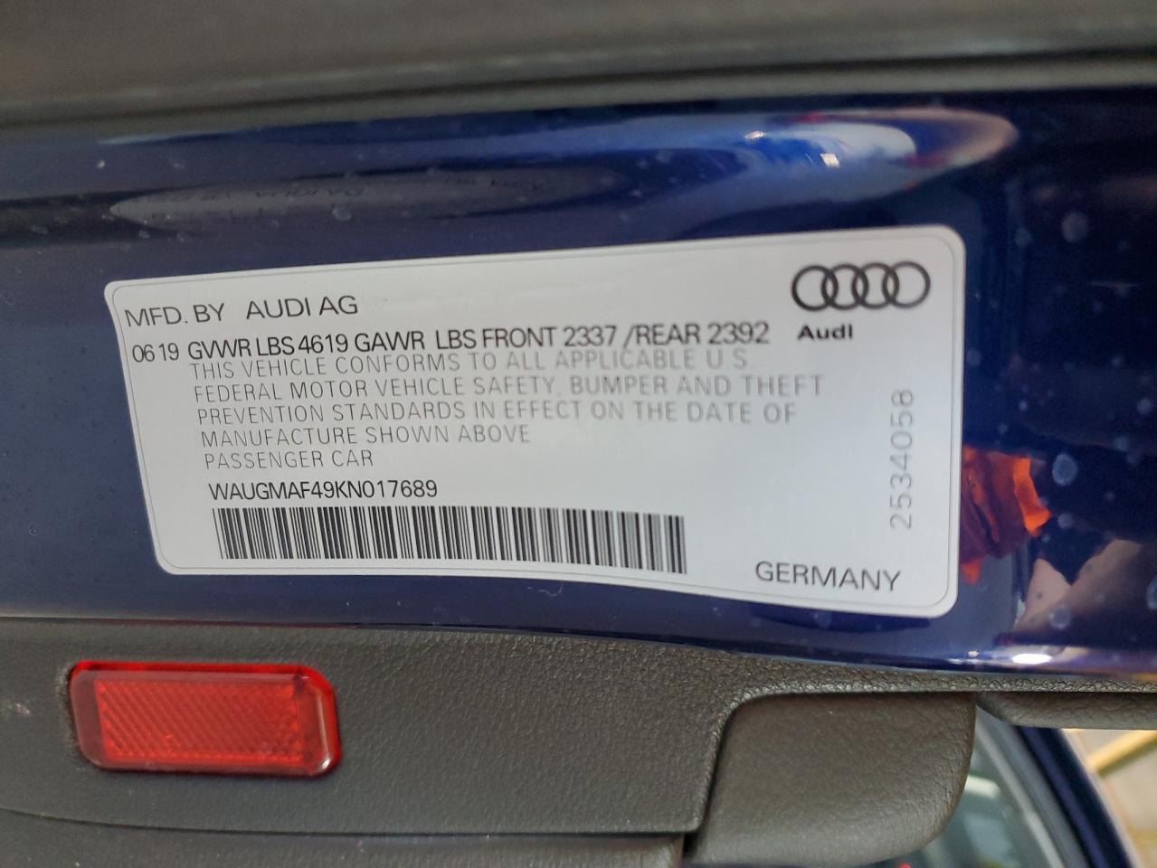 2019 AUDI A4