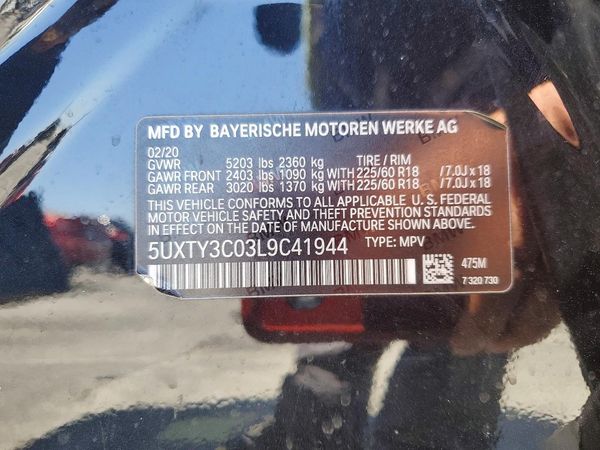 2020 BMW X3