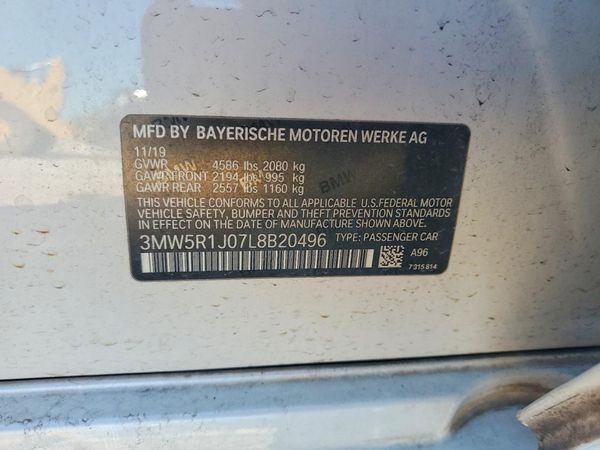 2020 BMW 330I