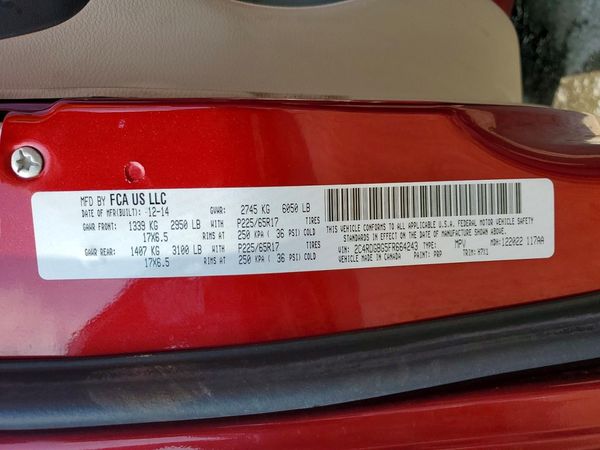2015 DODGE GRAND CARAVAN SE