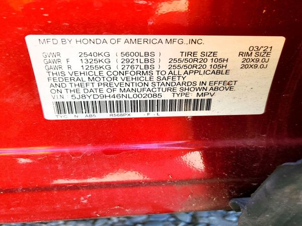 2022 ACURA MDX TECH