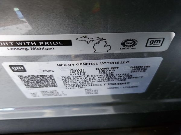 2026 CHEVROLET TRAVERSE LT