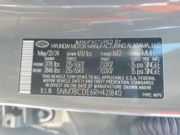 2024 HYUNDAI TUCSON SEL