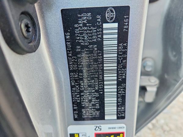 2023 TOYOTA CAMRY SOLA SE