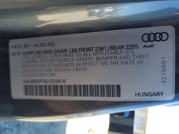 2016 AUDI A3