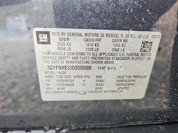 2013 CADILLAC SRX Performance