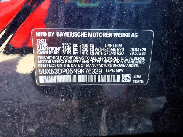 2022 BMW X3 xDrive30i