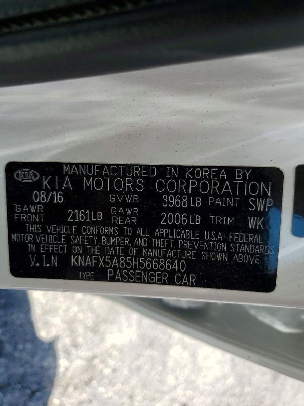 2017 KIA FORTE EX