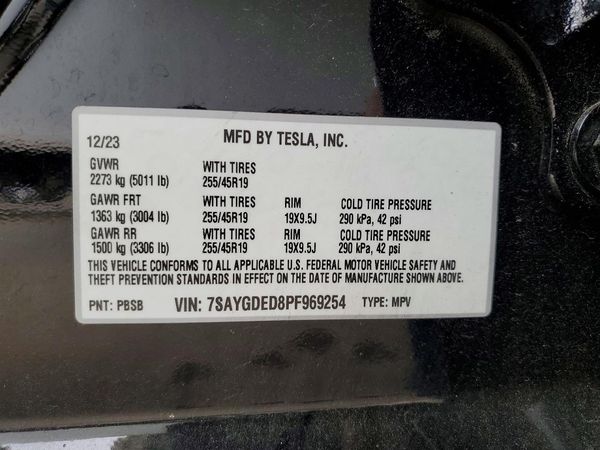 2023 TESLA MODEL Y