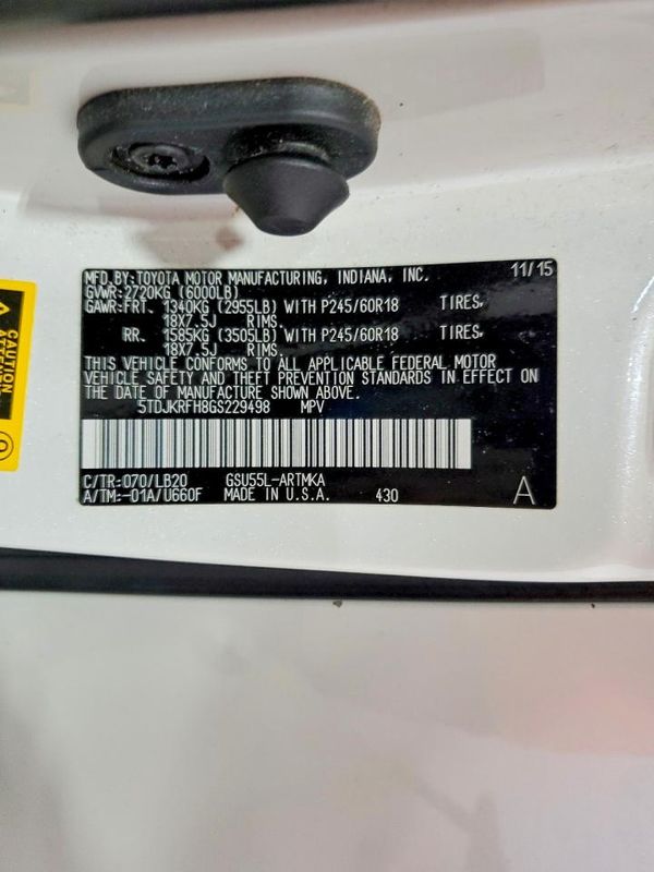 2016 TOYOTA HIGHLANDER Base/Hybrid