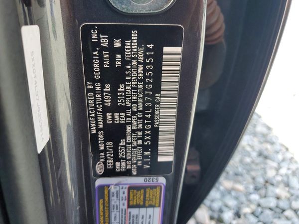 2018 KIA OPTIMA
