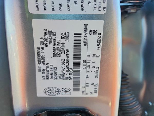 2017 FORD F150 SuperCrew