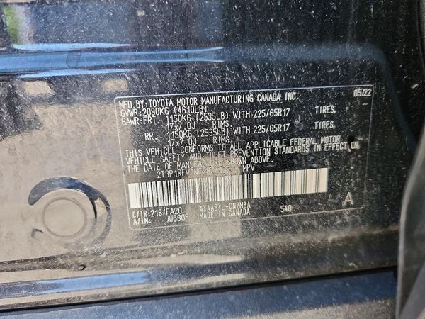 2022 TOYOTA RAV4 XLE