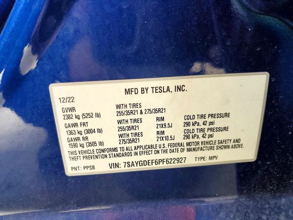 2023 TESLA MODEL Y