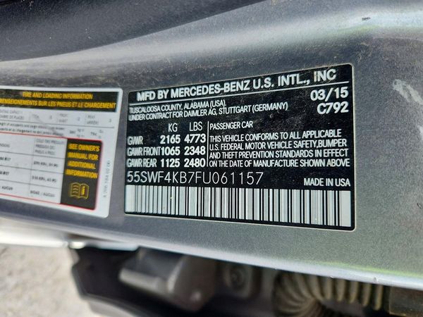 2015 MERCEDES-BENZ C