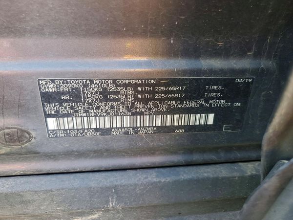 2019 TOYOTA RAV4