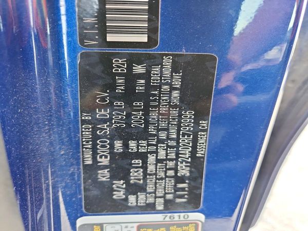 2024 KIA FORTE LX, LXS
