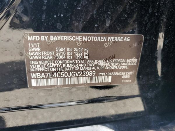 2018 BMW 740 xDrive