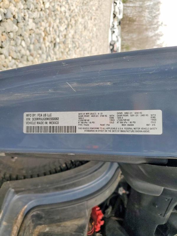2021 RAM PROMASTER 3500