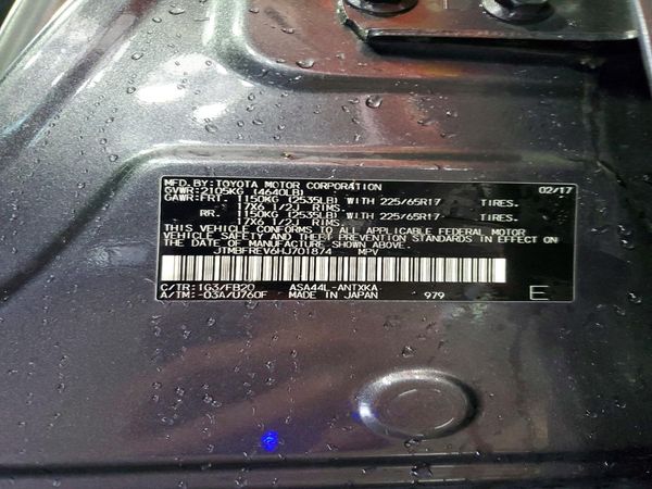2017 TOYOTA RAV4 LE