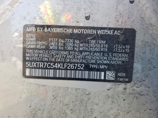 2019 BMW X3 sDrive30i