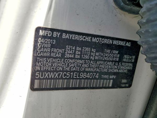 2014 BMW X3 xDrive35i