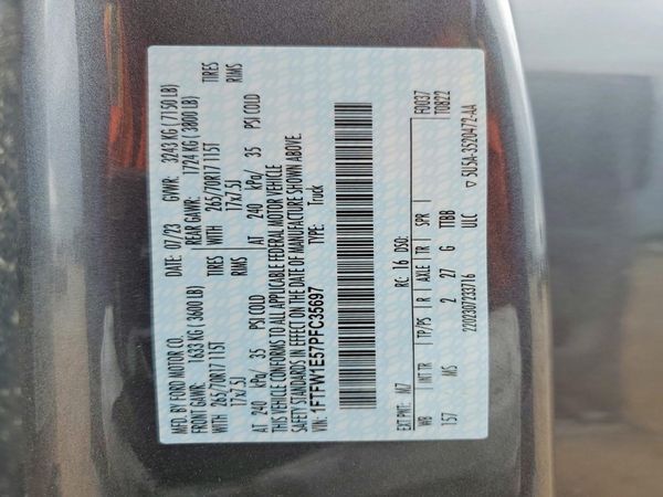 2023 FORD F150 SuperCrew
